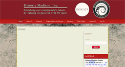 Desktop Screenshot of historicmadisoninc.com